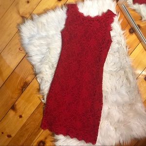 Red Lace Dress